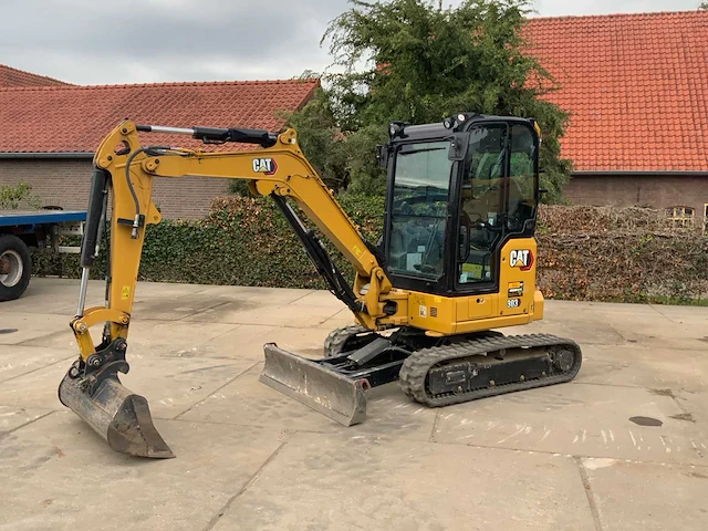 2022 caterpillar 303 rupsgraafmachine met bakkenset - afbeelding 2 van  41