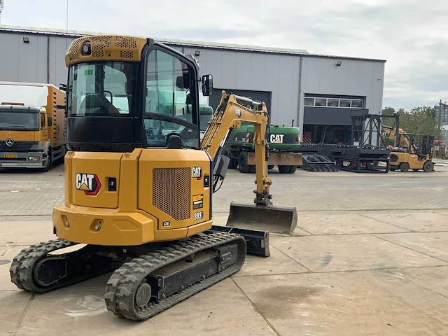 2022 caterpillar 303 rupsgraafmachine met bakkenset - afbeelding 6 van  41