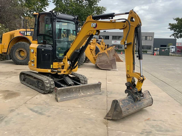2022 caterpillar 303 rupsgraafmachine met bakkenset - afbeelding 8 van  41