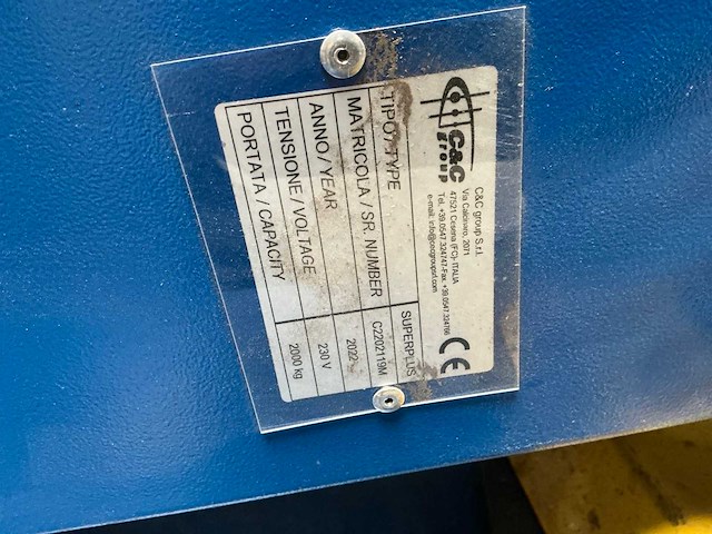 2022 c&c superplus palletfoliewikkelaar - afbeelding 2 van  10