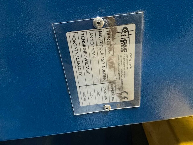 2022 c&c superplus palletfoliewikkelaar - afbeelding 5 van  13