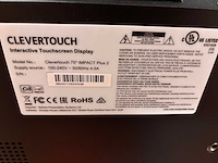 2022 clevertouch impact plus 2 interactive touchscreen 75” - afbeelding 7 van  7
