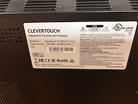 2022 clevertouch impact plus 2 interactive touchscreen 75” - afbeelding 3 van  4
