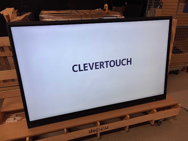 2022 clevertouch impact plus 2 interactive touchscreen 75” - afbeelding 4 van  4