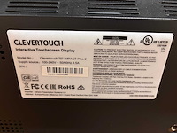 2022 clevertouch impact plus 2 interactive touchscreen 75” - afbeelding 3 van  4
