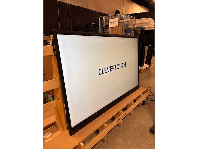 2022 clevertouch impact plus 2 interactive touchscreen 75” - afbeelding 4 van  4