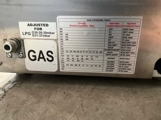 2022 combisteel g61100g gasbakplaat / grill - afbeelding 5 van  7