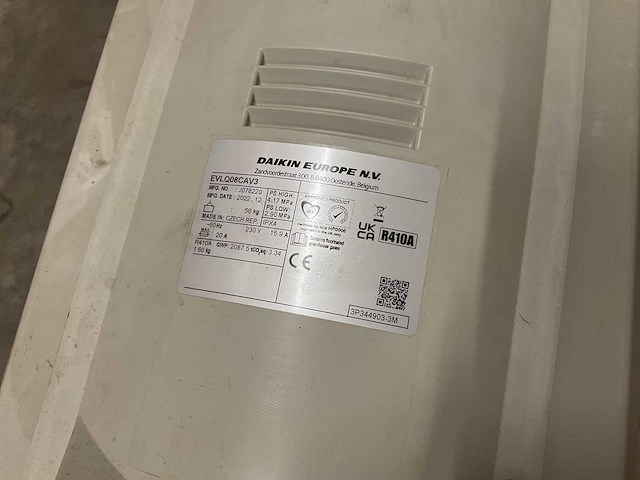 2022 daikin altherma evlq08cav3 buiten-unit - afbeelding 5 van  5