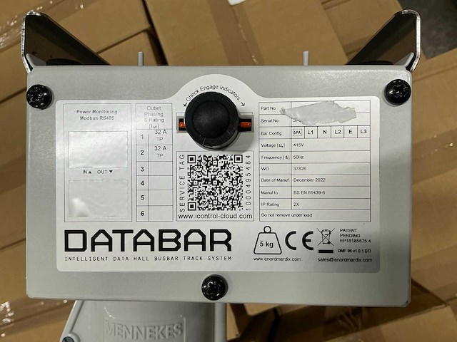 2022 databar modbus rs485 doorstroom verdeelbord (50x) - afbeelding 4 van  9