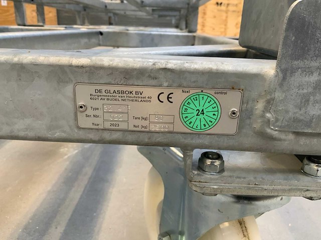 2022 de glasbok bv 32.415 glas transportwagen (5x) - afbeelding 4 van  4