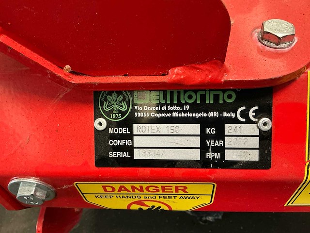 2022 del morino rotex 150 rotorkopeg (ongebruikt) - afbeelding 2 van  14