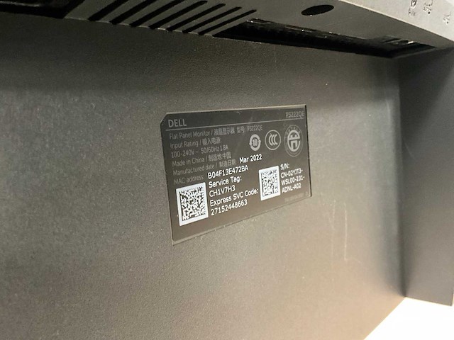 2022 dell p3222qe monitor - afbeelding 3 van  4