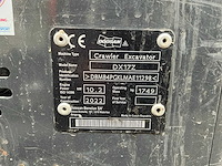 2022 doosan dx17z minigraafmachine - afbeelding 32 van  38