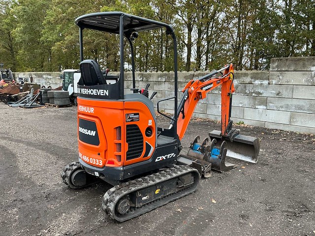 2022 doosan dx17z minigraafmachine - afbeelding 34 van  38