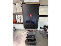 2022 douwe egberts caf 110 quantum bl koffiemachine met 70 de kop-schotel set - afbeelding 3 van  10