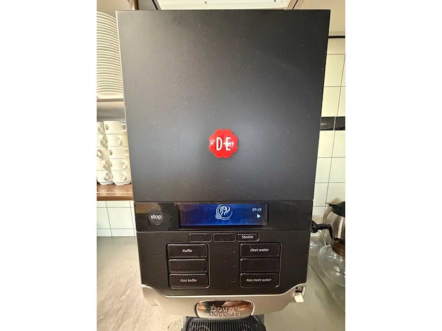 2022 douwe egberts caf 110 quantum bl koffiemachine met 70 de kop-schotel set - afbeelding 4 van  10