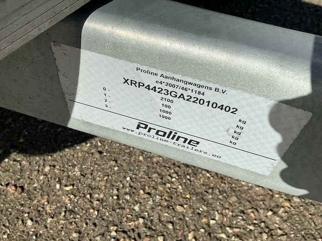 2022 easyline proline gesloten aanhangwagen - afbeelding 4 van  29