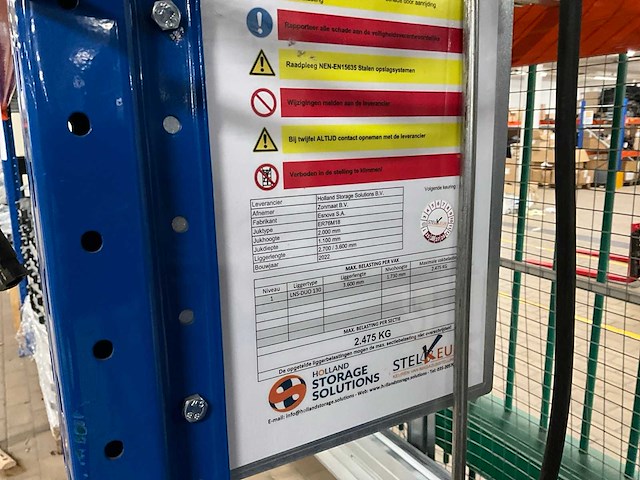 2022 esnova palletstelling (22 secties) - afbeelding 5 van  15