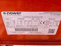 2022 europower ep4100 stroom aggregaat - afbeelding 9 van  9