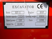 2022 excavator rdt-11 rupsgraafmachine - afbeelding 11 van  11