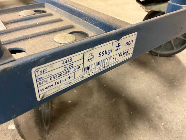 2022 fetra 4445 platenwagen - afbeelding 4 van  4