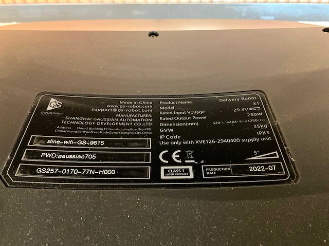 2022 gausium x1 delivery robot - afbeelding 3 van  11