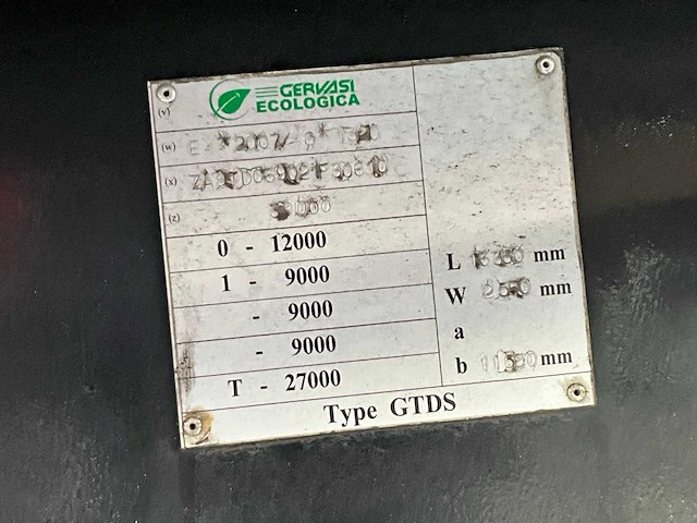 2022 gervasi ecologica gtds oplegger - afbeelding 20 van  24