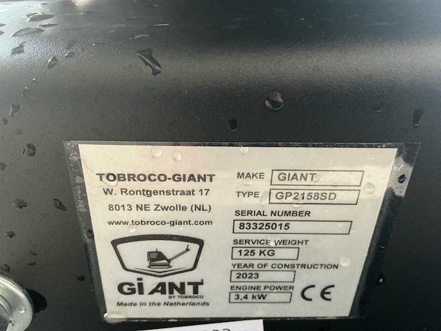 2022 giant gp2158sd trilplaat - afbeelding 5 van  12