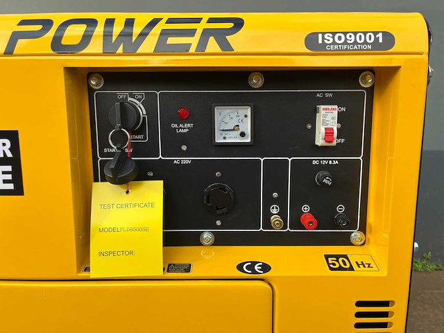 2022 giga power pld8500se stroomgenerator - afbeelding 1 van  2