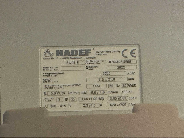 2022 hadef kraantakel - afbeelding 7 van  7