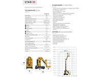 2022 haulotte star10 masthoogwerker - afbeelding 14 van  19