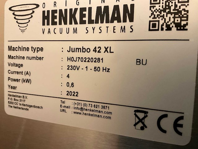 2022 henkelman jumbo 42 xl vacuümmachine - afbeelding 5 van  6