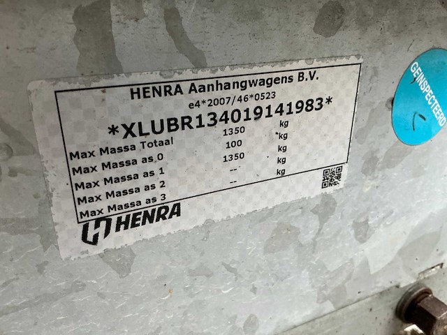 2022 henra snelverkeer schaftwagen - afbeelding 9 van  9