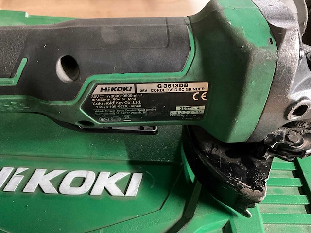 2022 hikoki g 3613db haakse slijpmachine - afbeelding 4 van  5