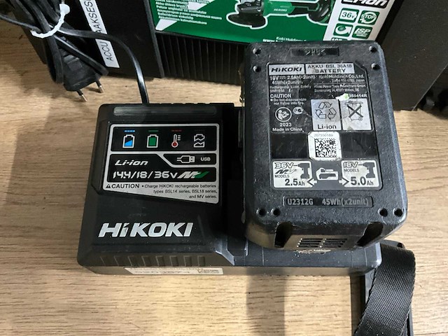 2022 hikoki g 3613db haakse slijpmachine - afbeelding 5 van  5