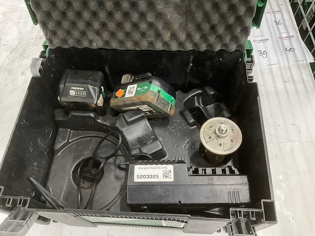 2022 hikoki g3613db haakse slijpmachine - afbeelding 5 van  6
