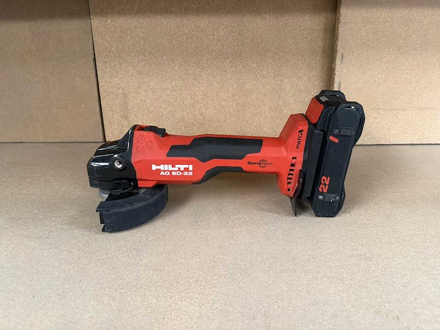 2022 hilti ag 6d-22-125 accu-haakse slijper met accu - afbeelding 1 van  7