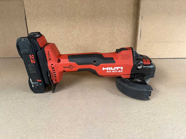 2022 hilti ag 6d-22-125 accu-haakse slijper met accu - afbeelding 2 van  7
