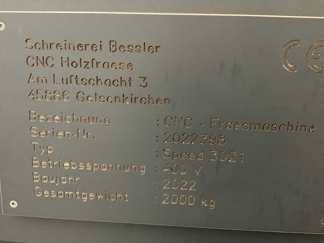 2022 holzfraese speed 3021 cnc-freesmachine - afbeelding 4 van  14