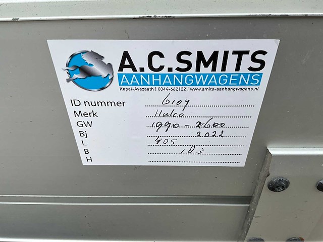 2022 hulco aanhangwagen - afbeelding 5 van  11