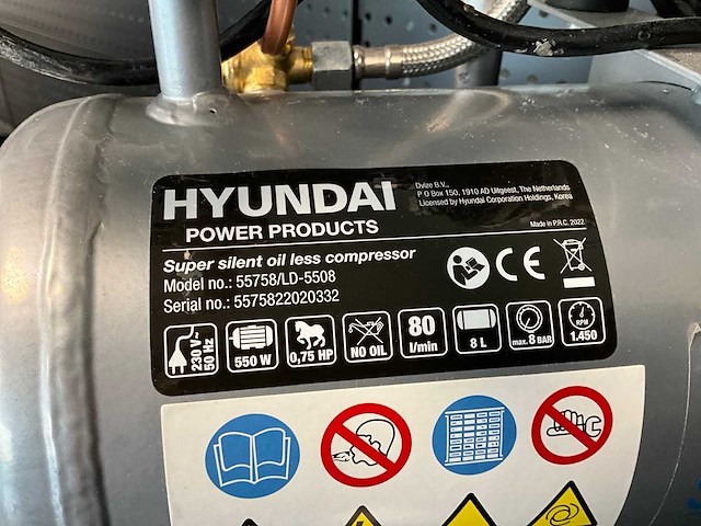 2022 hyundai 55758 compressor - afbeelding 4 van  5