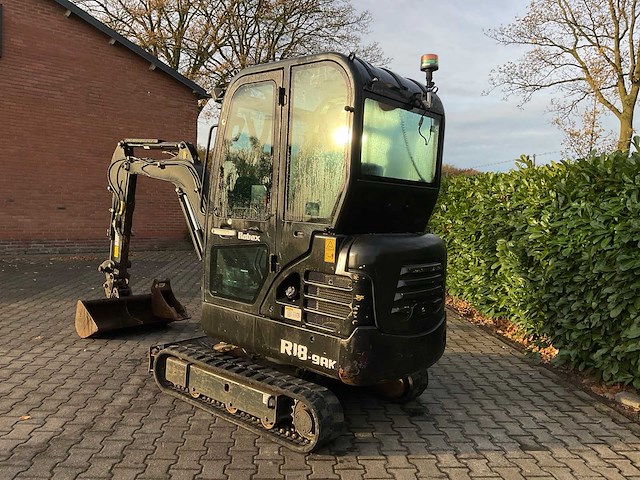 2022 hyundai robex 18-9ak minigraafmachine - afbeelding 3 van  30
