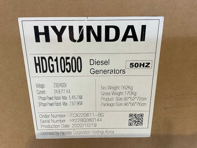 2022 hyundai stroomgenerator - afbeelding 2 van  9