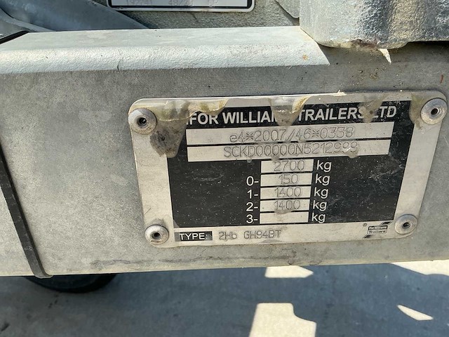2022 ifor williams gh94bt machinetransporter - afbeelding 10 van  19