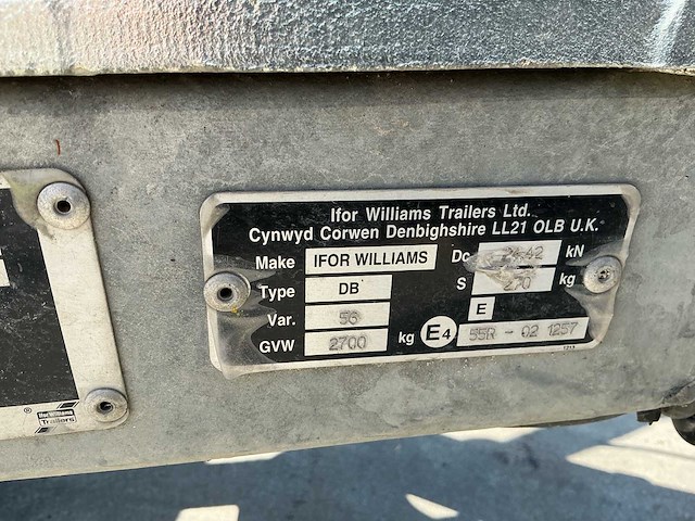 2022 ifor williams gh94bt machinetransporter - afbeelding 11 van  19