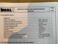 2022 imal pl100 laboratoriumpers - afbeelding 3 van  7