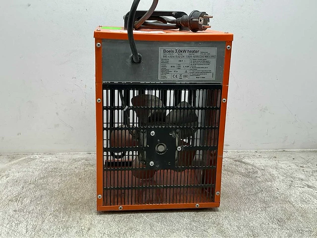 2022 inelco 88043011 dania 3.3kw elektroheater 3kw - afbeelding 4 van  6