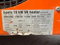 2022 inelco 88850633 dania 18kw elektroheater 18kw 400v - afbeelding 1 van  6