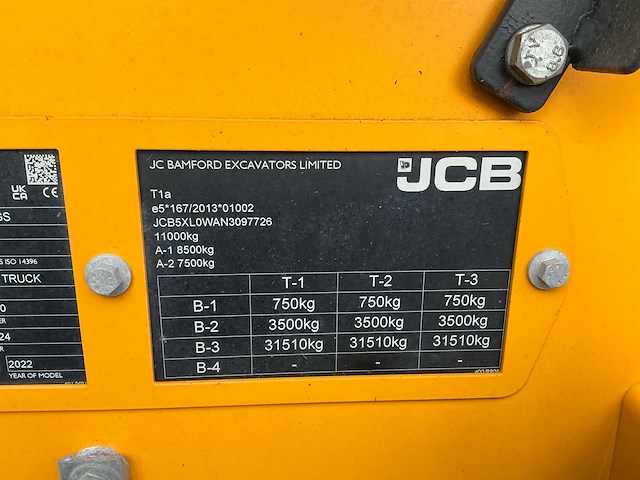 2022 jcb 538-70 agri s - verreiker - afbeelding 16 van  35