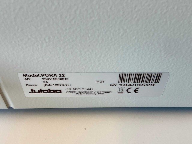 2022 julabo pura 22 waterbad - afbeelding 6 van  6